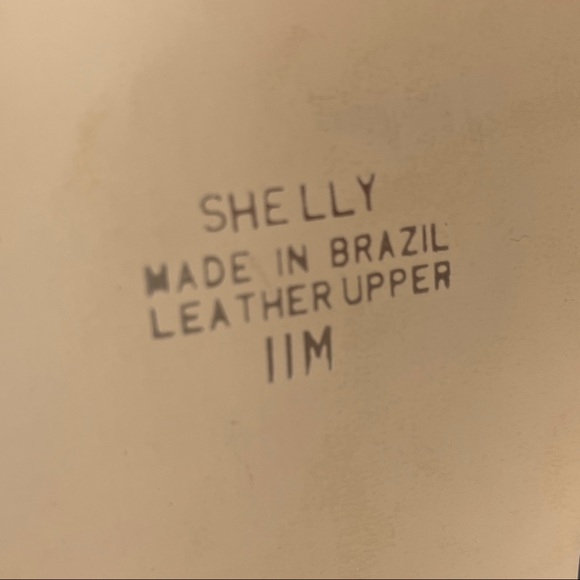 Markon Gray Leather Shelly Mid Calf Boots with Block Heels Size 11 - Picture 12 of 13